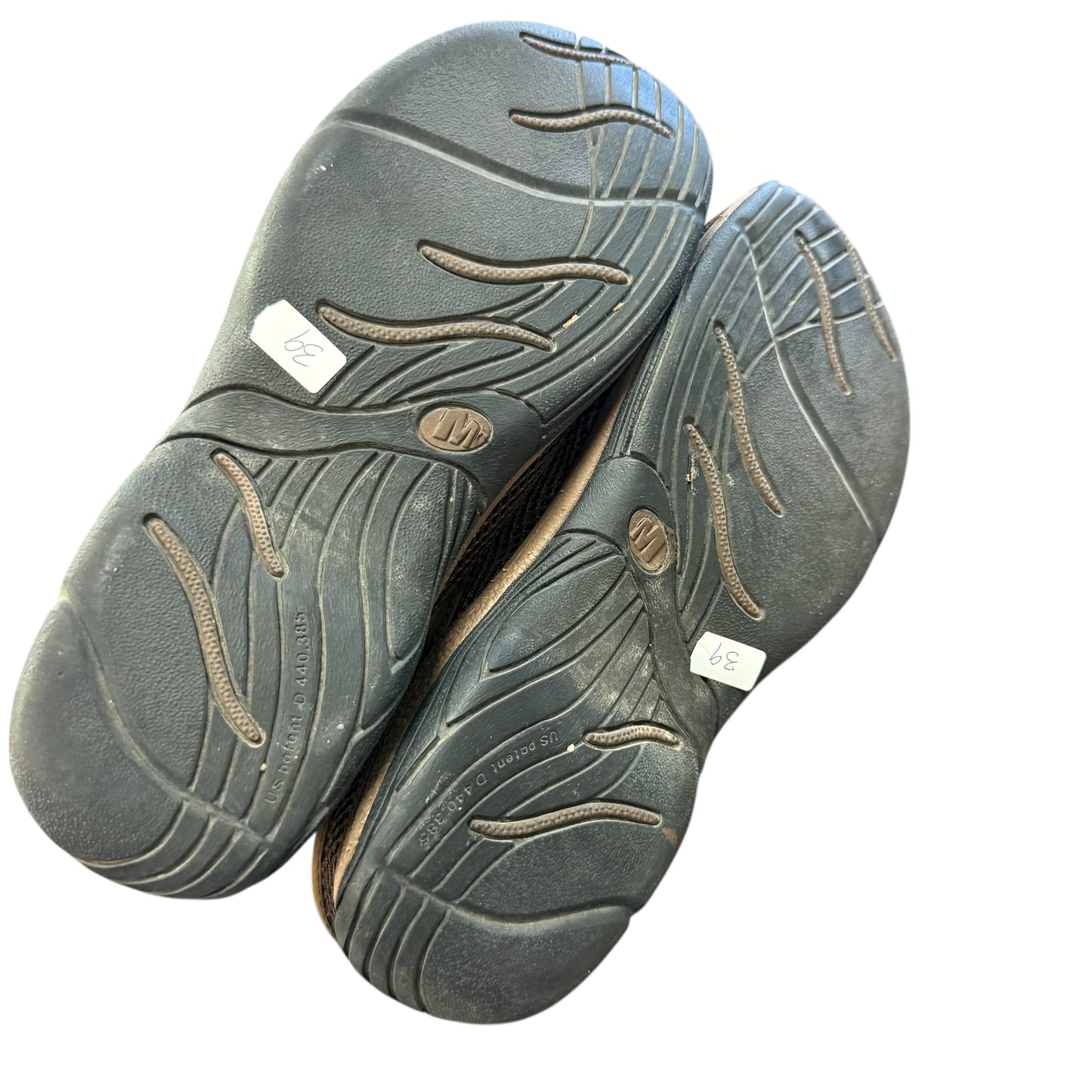 MERRELL BREEZE 2 BROWN MESH LEATHER CLOG 238 SZ 7.5