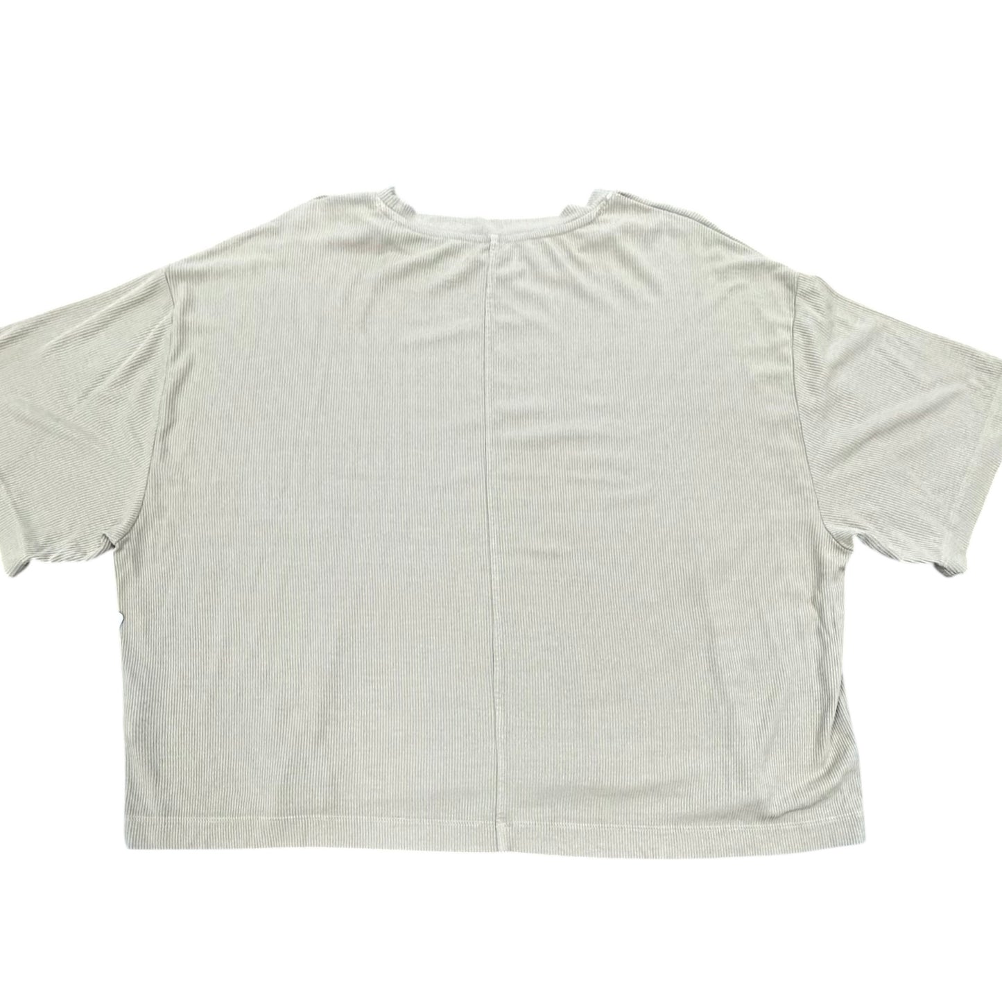 AMERICAN EAGLE SOFT & SEXY TAN RIPPED CROPPED TOP 153 LARGE