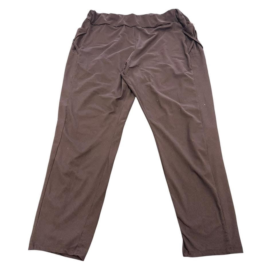 SHEIN BROWN PULL ON PANTS 85 4XL
