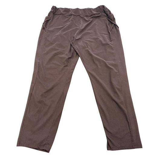 SHEIN BROWN PULL ON PANTS 85 4XL