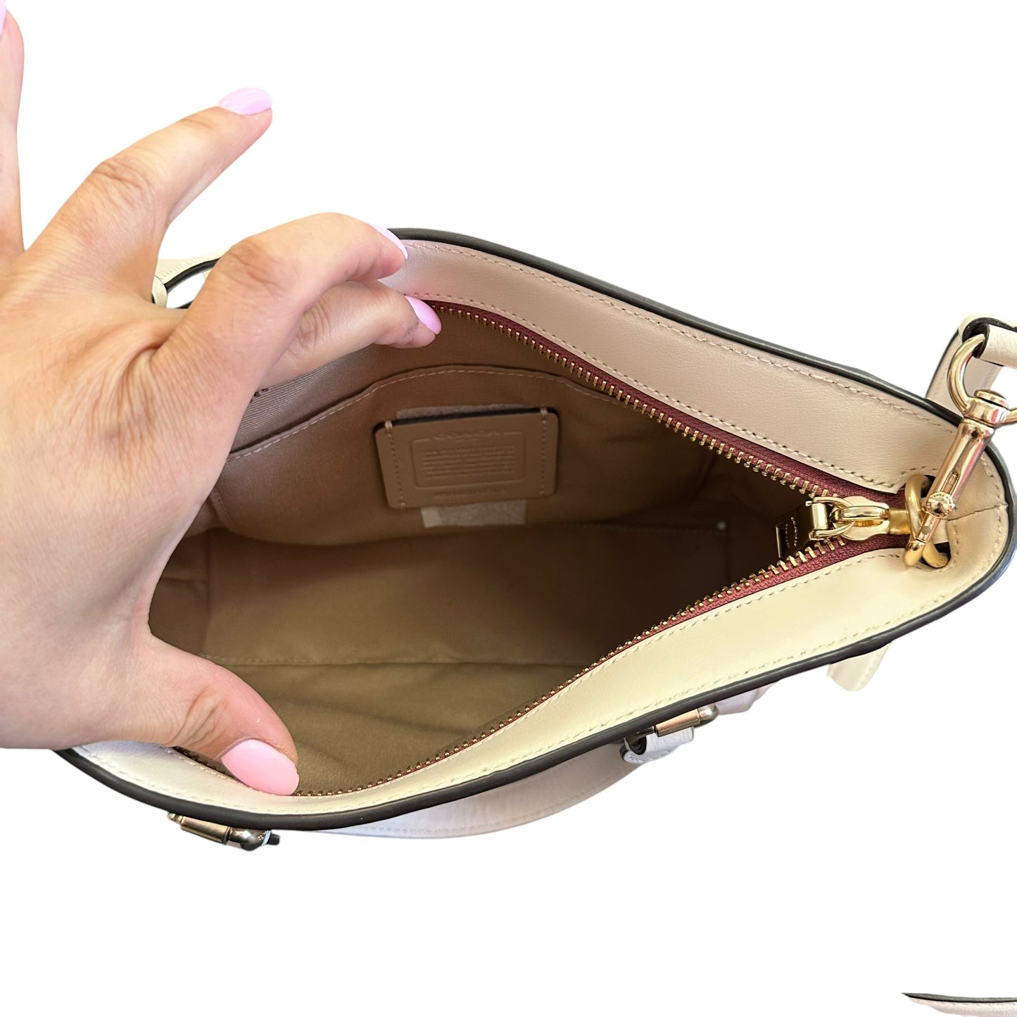 COACH BEIGE STAR CROSSBODY 100 OS