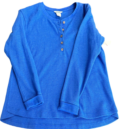 DULUTH BLUE THERMAL LONG SLEEVE TOP 39 LARGE