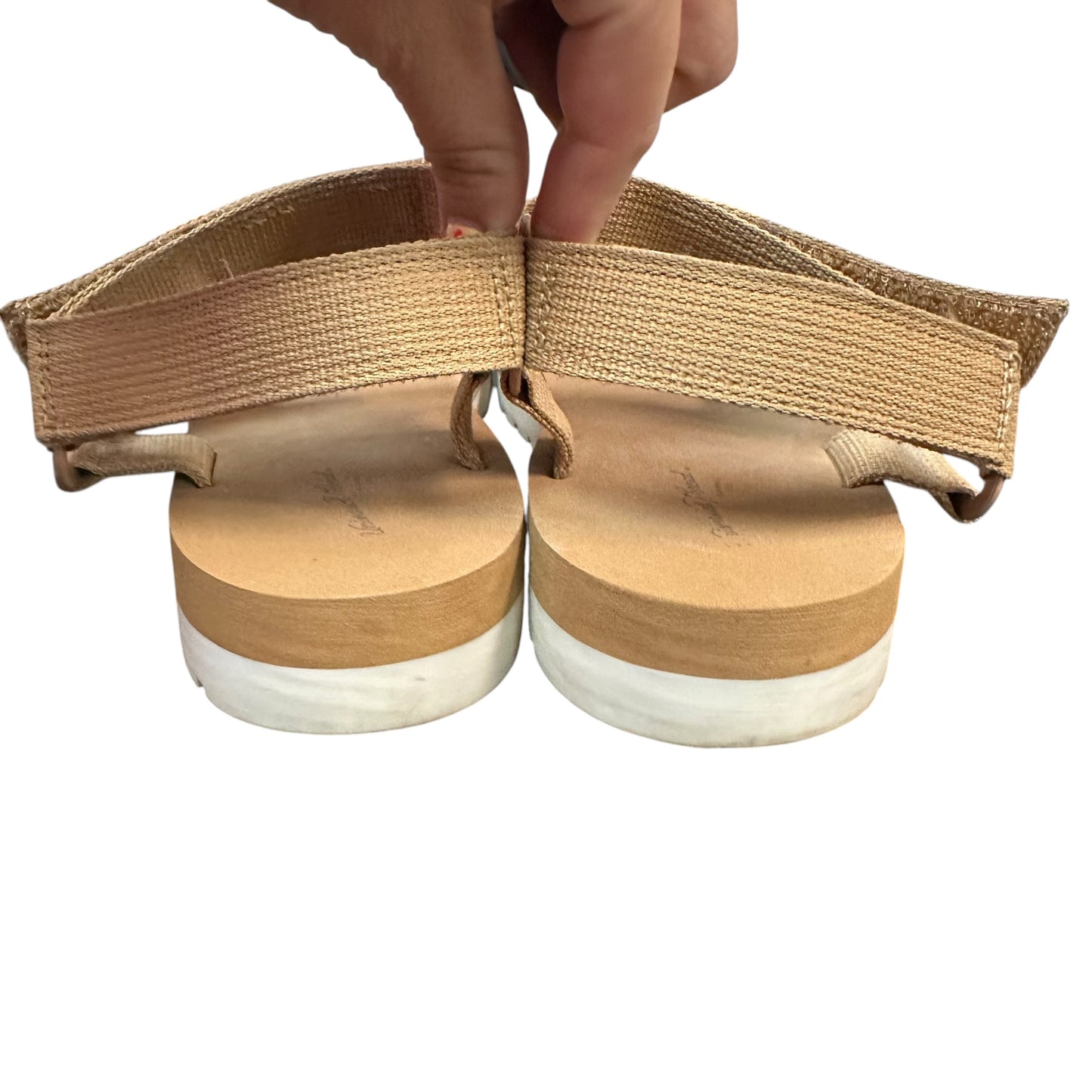 UNIVERSAL THREADS BROWN CASUAL SANDALS 279 SZ 10