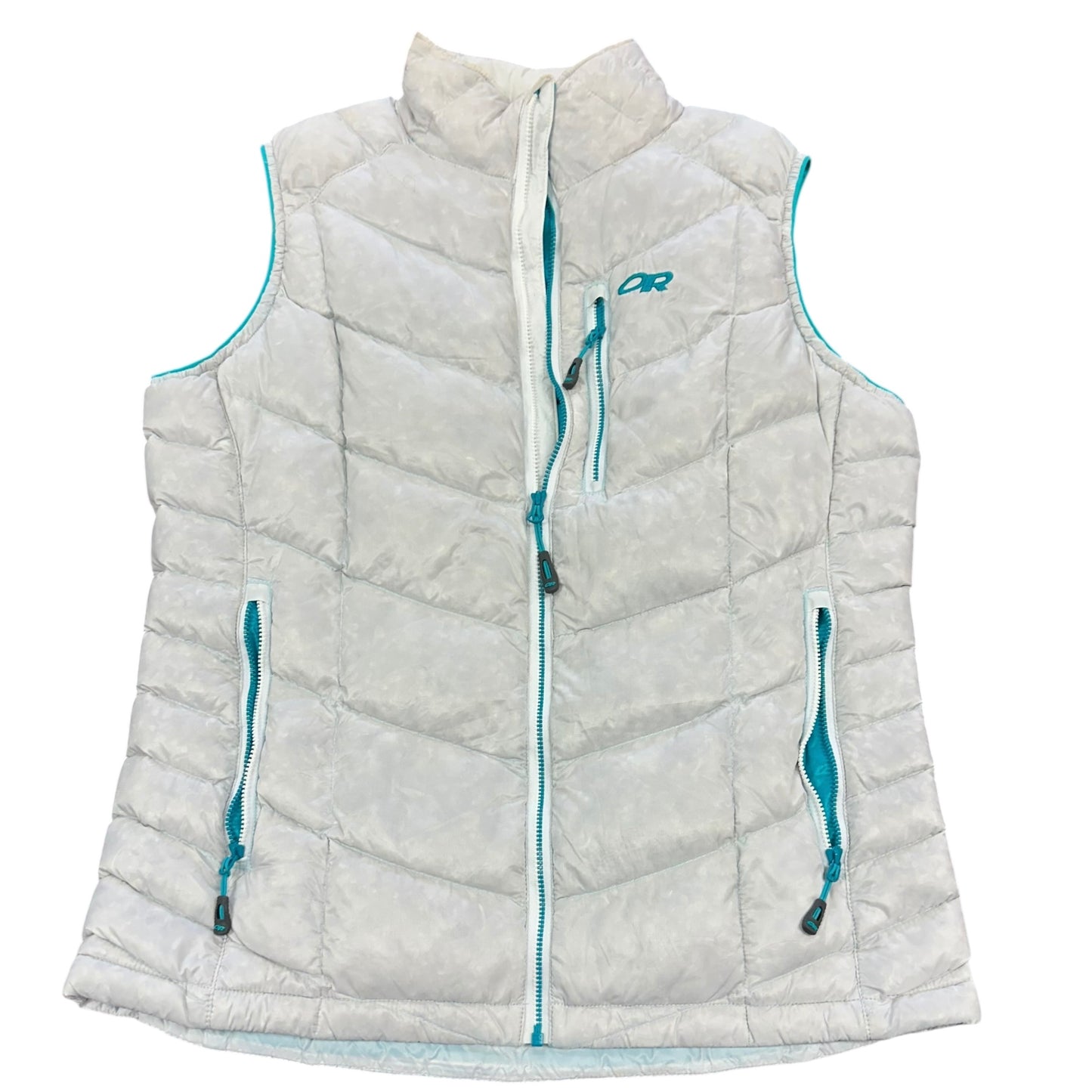 OUTDOOR RESEARCH SONATA DOWN PUFFER VEST WHITE 11 LARGE