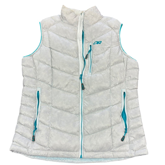 OUTDOOR RESEARCH SONATA DOWN PUFFER VEST WHITE 11 LARGE