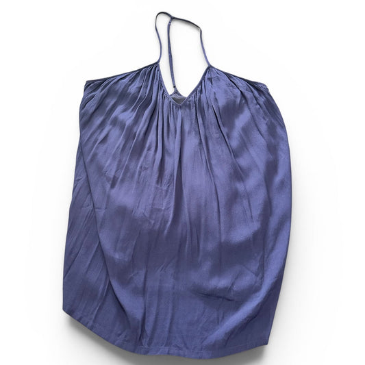 TOBI NAVY OPEN BACK DRESS 100 SMALL