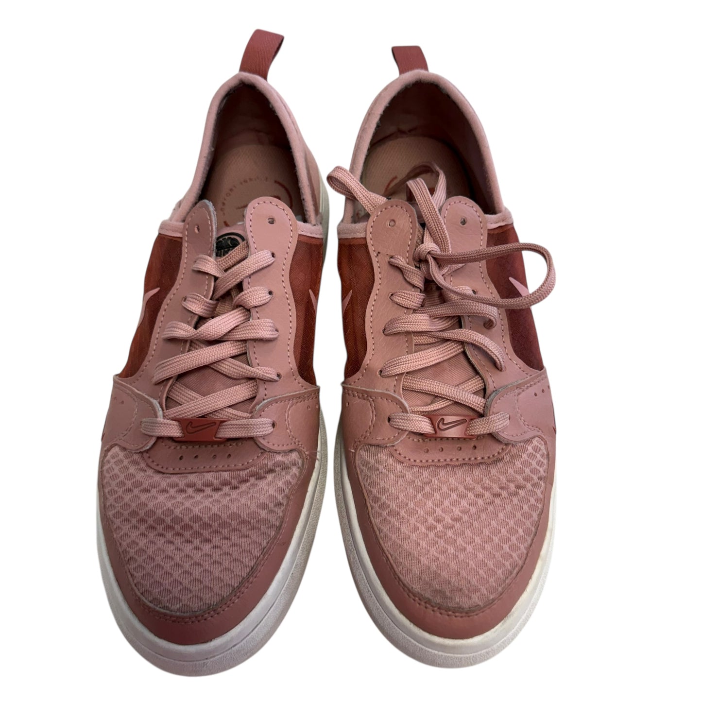 NIKE COURT VISION ALTA TXT RUST PINK SNEAKER 100 SZ 10