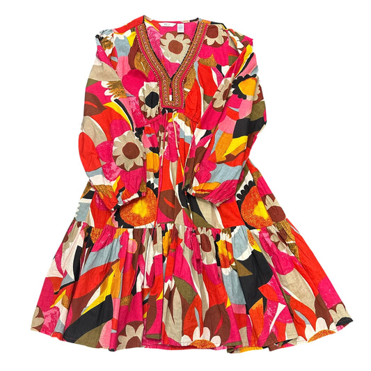 KAKTUS COLORFUL DRESS LONG SLEEVE EMBROIDERED 278 LARGE