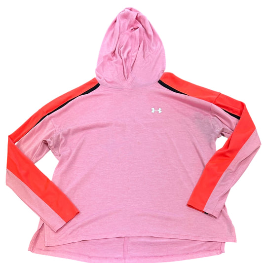 UA PINK ATHLETIC HOODIE 158 MEDIUM