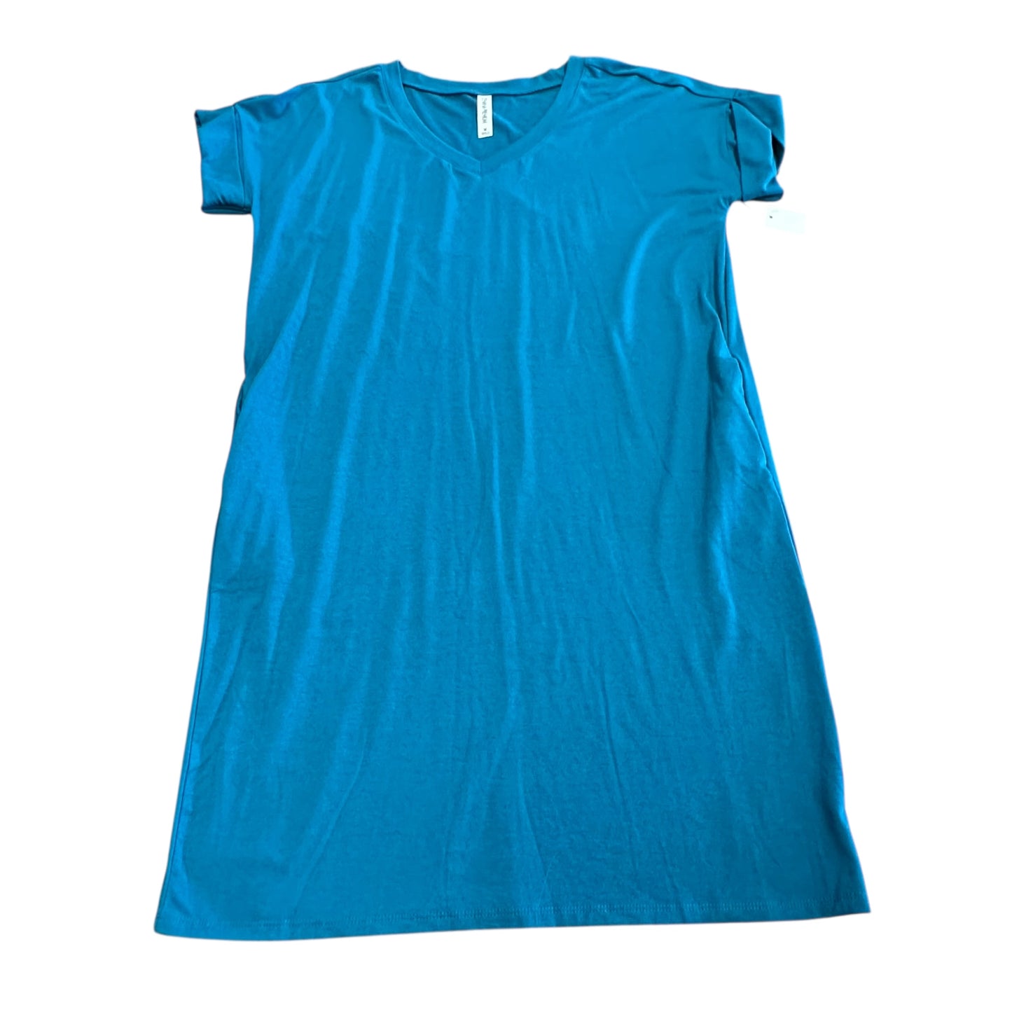 ZENANA PREMIUM EMERALD TSHIRT DRESS 234 MEDIUM