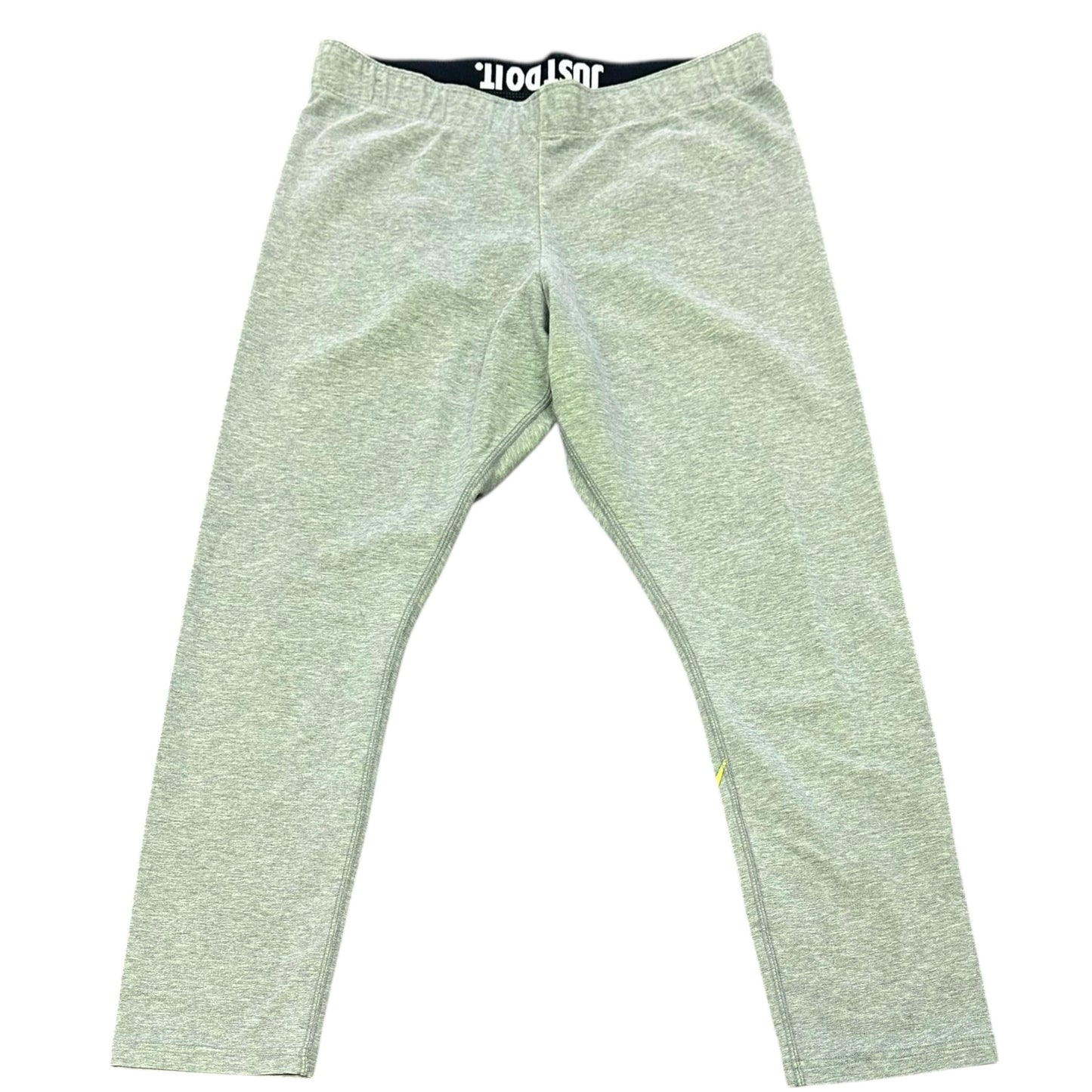 NIKE GREEN LOGO LEGGINGS 100 MEDIUM