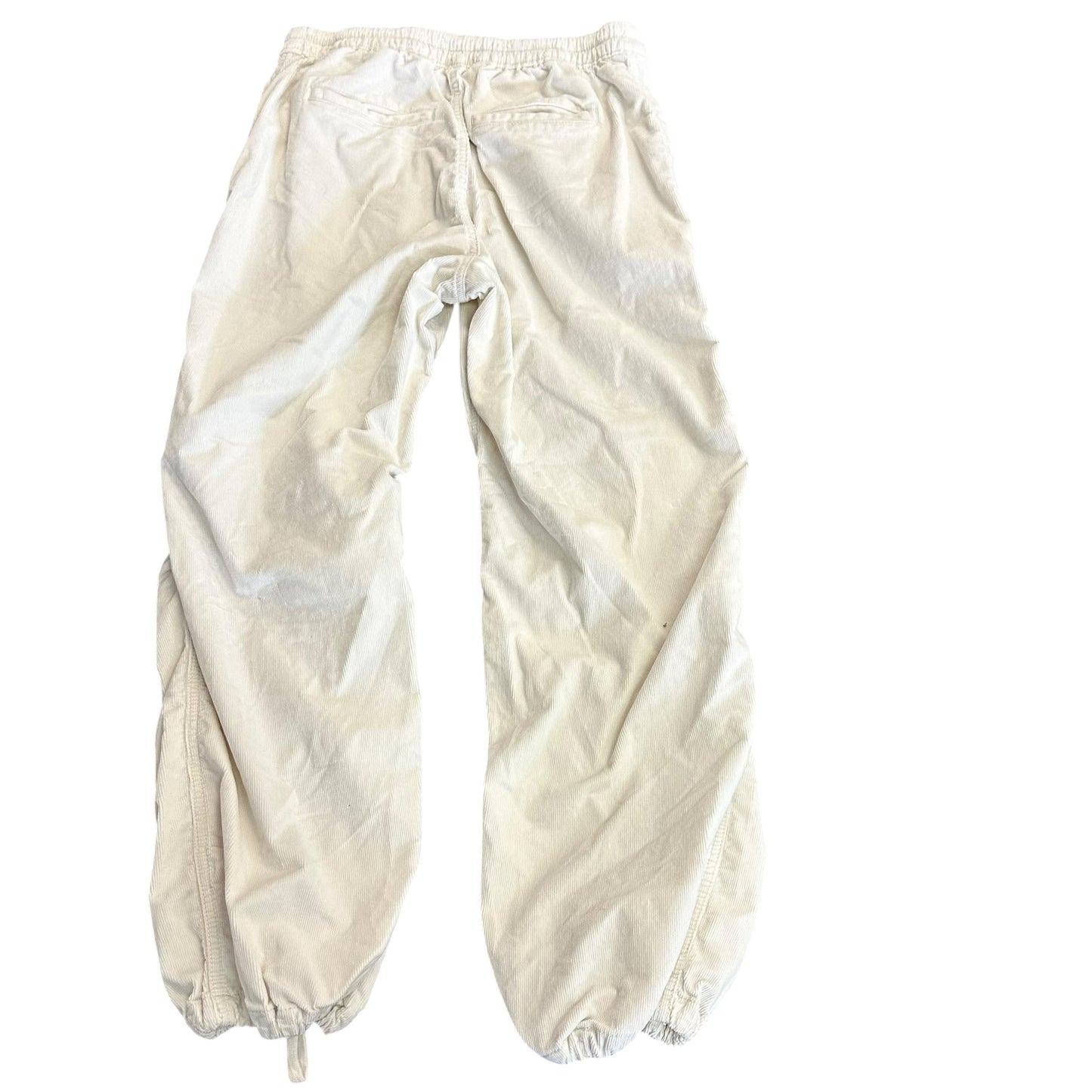 HOLLISTER WHITE PARACHUTE CARGO PANTS 43 SMALL