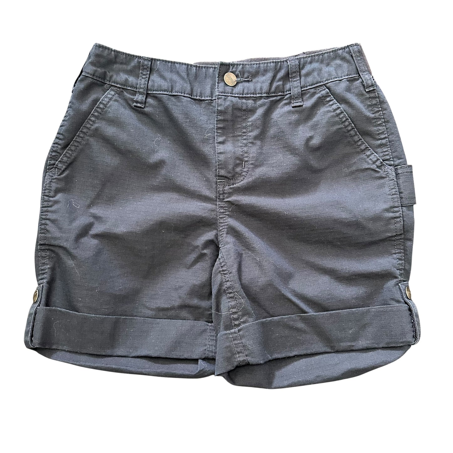 CARHARTT NAVY CUFFEED HEM SHORTS 100 SZ 2