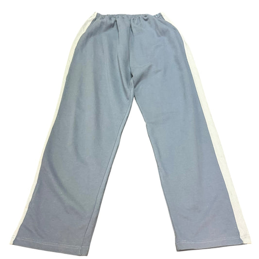 BLUE WIDE LEG HIGH RISE SWEATPANTS 100 1/2X