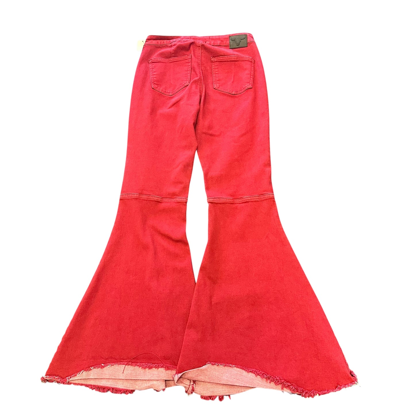 L&B RED FLARE JEANS HIGH RISE 246 SZ 4