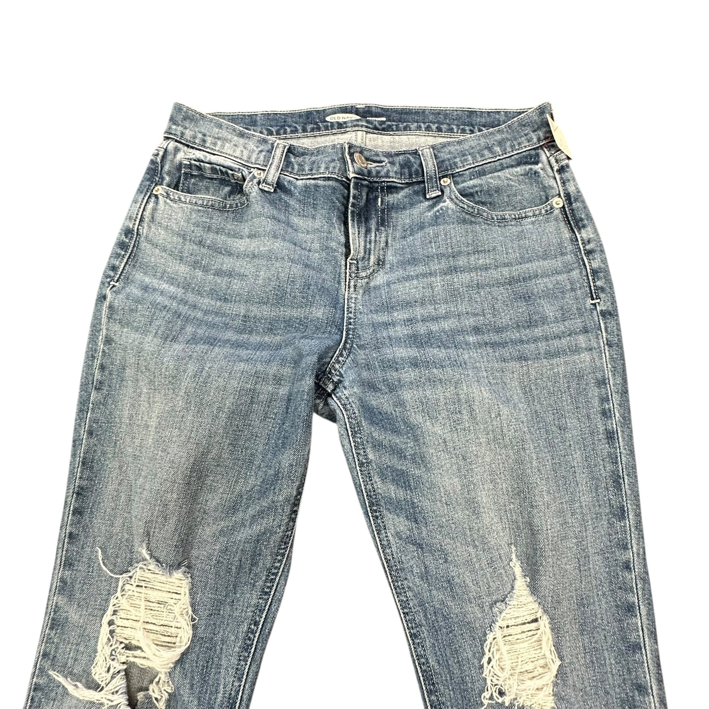 OLD NAVY BOYFRIEND BLUE DENIM JEANS 100 SZ 2