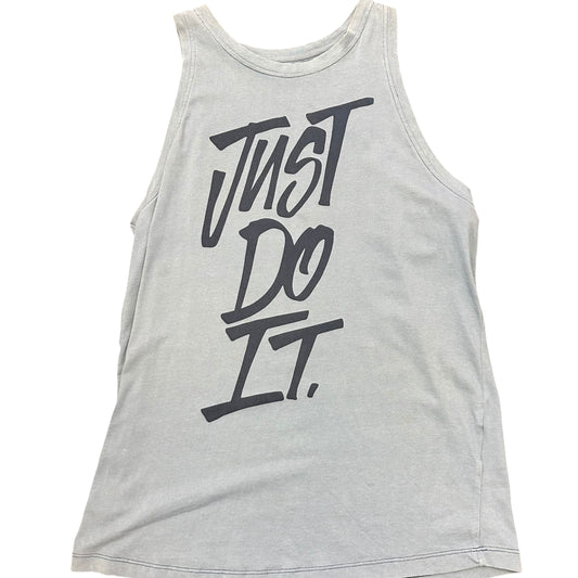 JUST DO IT BLUE TANK TOP ATHLETIC WEAR 100 LARGE
