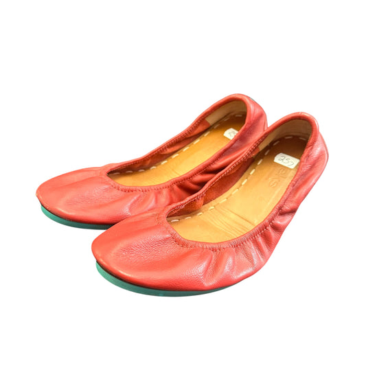 TIEKS CLASSIC BALLET FLATS CARDINAL RED 257 SZ 8