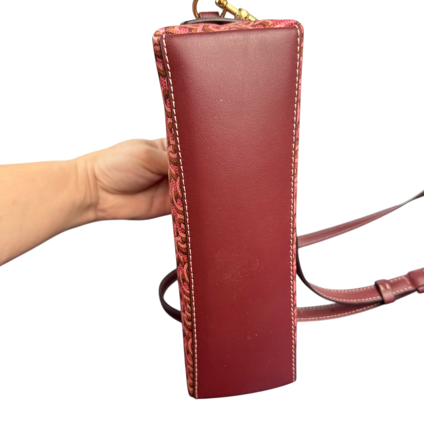 COACH MADI CROSSBODY SIGNATURE ROUGE MONOGRAM PRINT PURSE 100