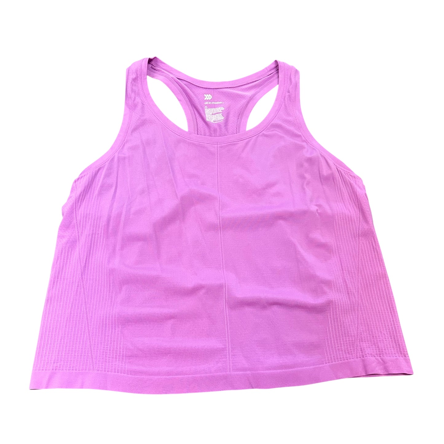 ALL IN MOTION PURPLE ATHLETIC TANK TOP 82 XL