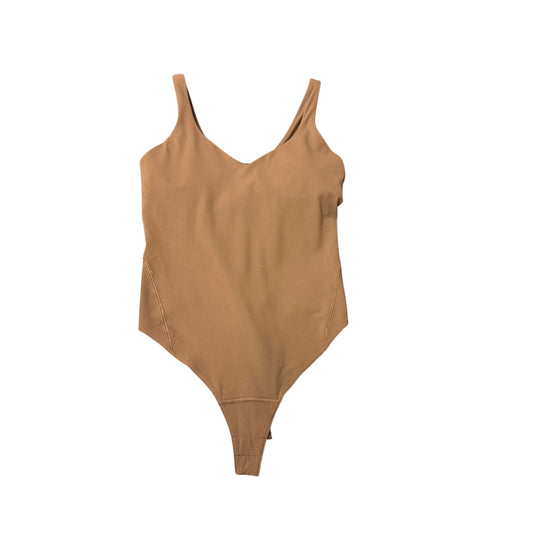 LULULEMON ALIGN BODYSUIT JAVA BROWN NWT $148 263 SZ 8