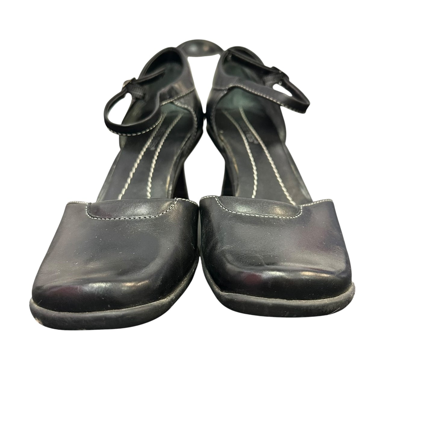 WESTIES BLACK MARY JANE HEELS 44 SZ 6