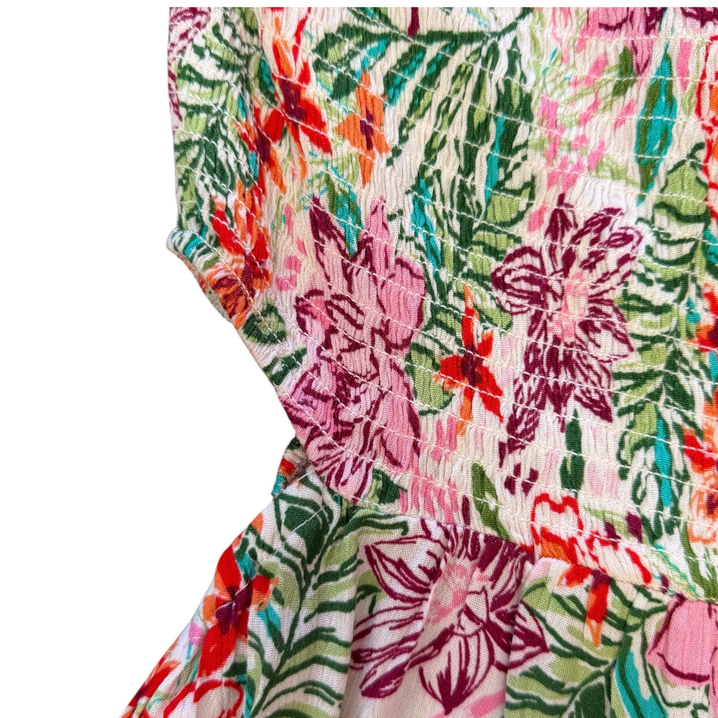 ALTAR'D STATE TROPICAL GAUZE MAXI DRESS NWT 100 LARGE