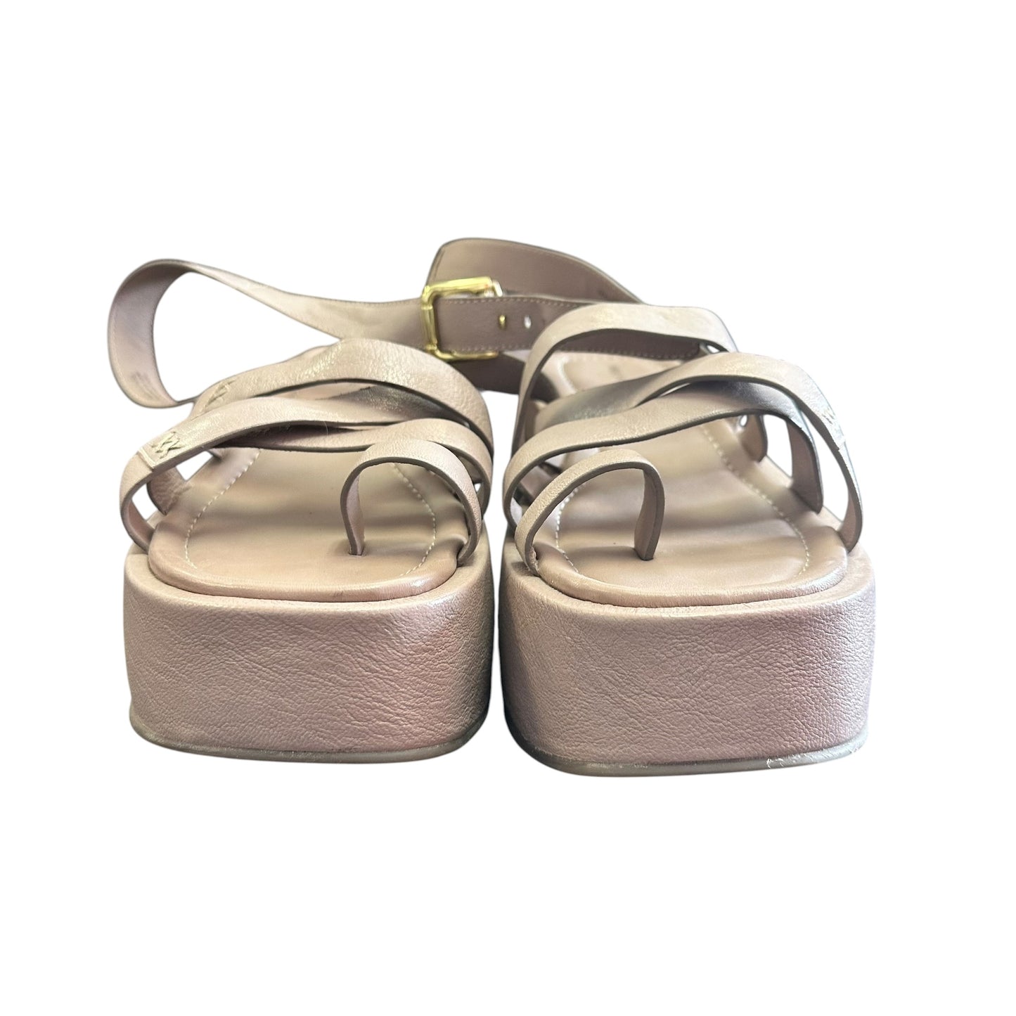 FREE PEOPLE HAZEL FLATFORM SANDAL EMBER 123 SZ 10