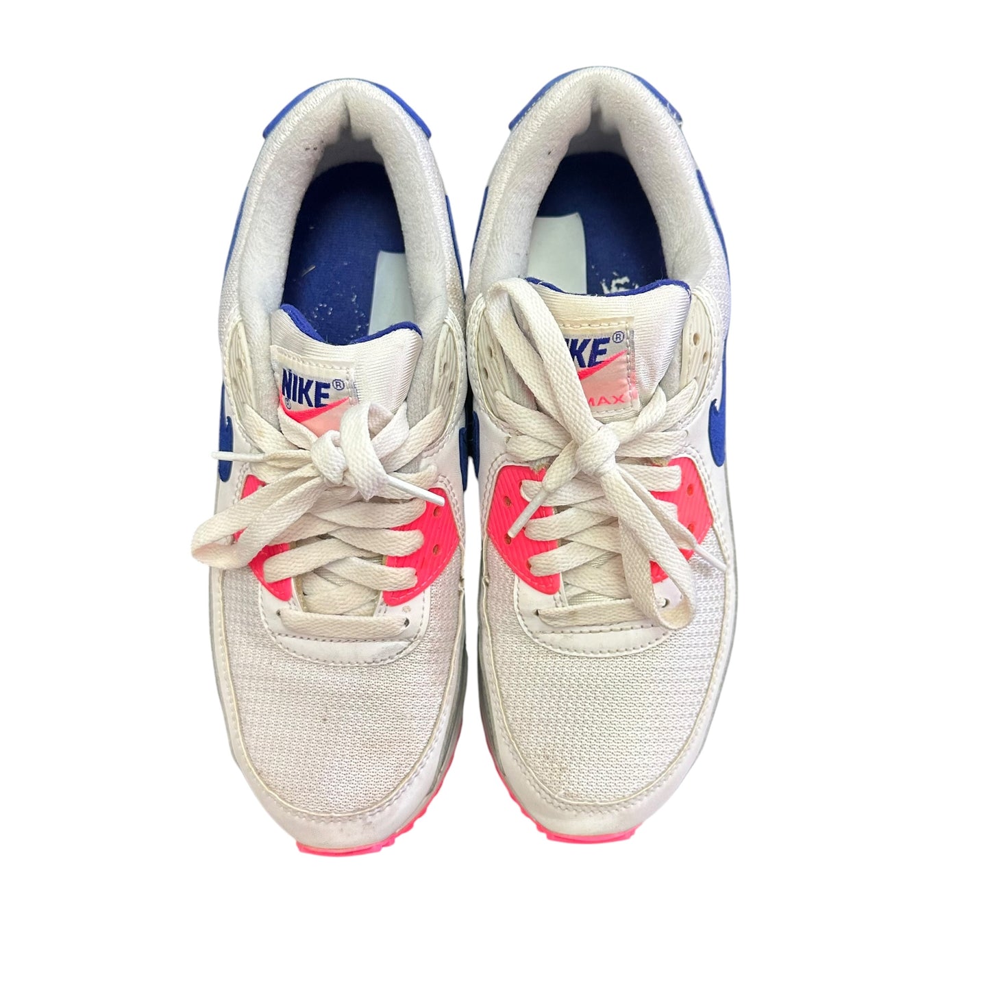 INSPIRED WHITE AIR MAX SNEAKERS 100 SZ 8