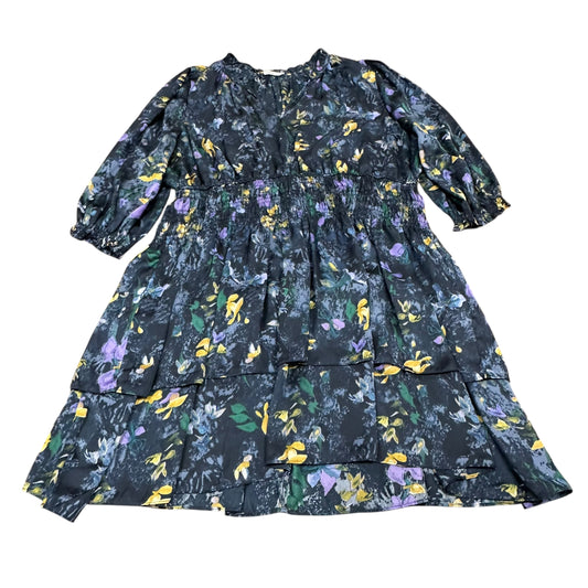 OPHELIA ROE BLUE FLORAL DRESS 51 2X