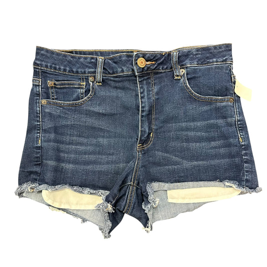 AMERICAN EAGLE HI RISE SHORT DENIM SHORTS AEO DENIM 276 SZ 14