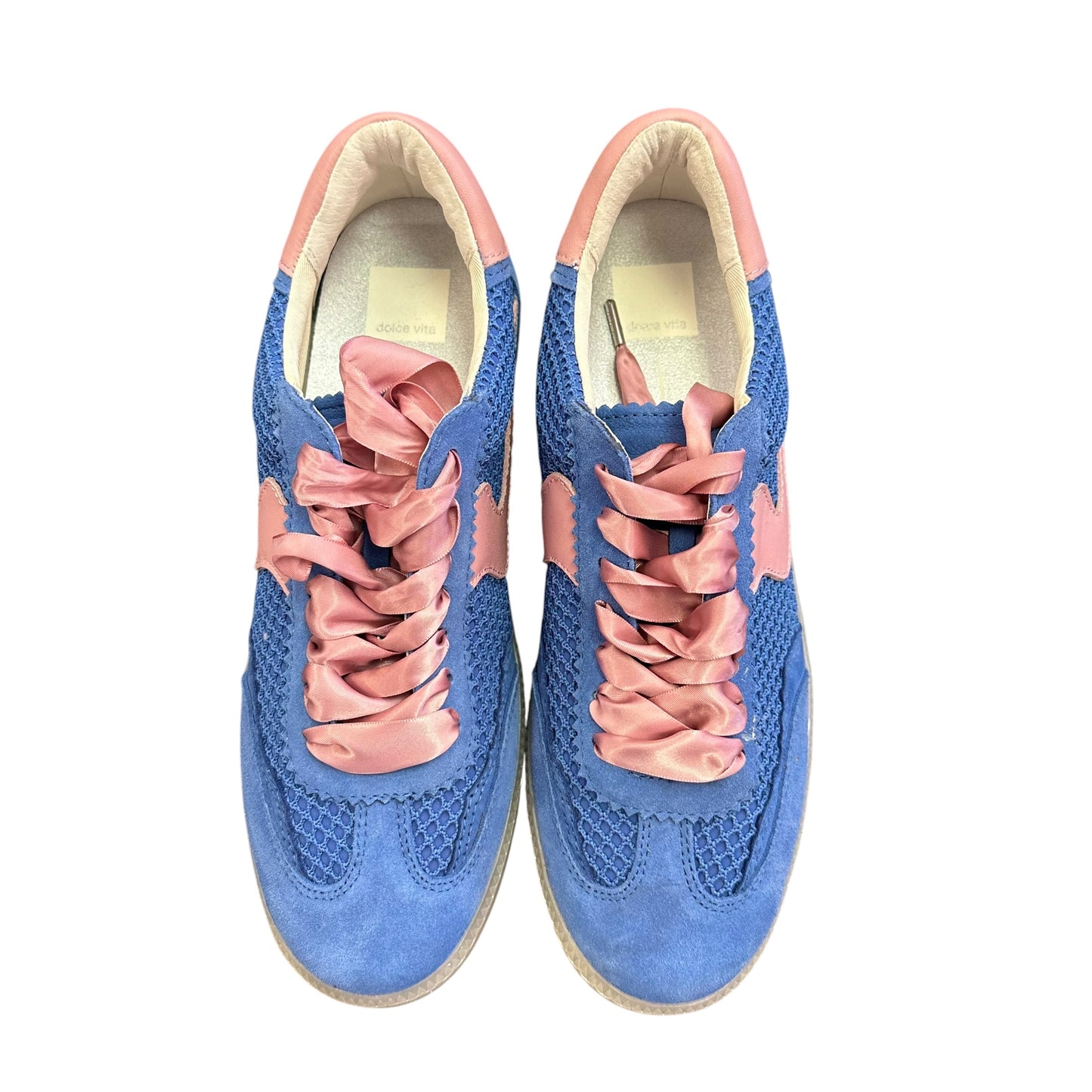 DOLCE VITA NOTICE MESH ROYAL BLUE SNEAKERS 123 SZ 10