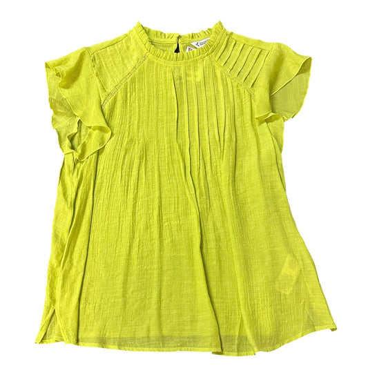 NANETTE LEPORE LIME GREEN SLEEVELESS BLOUSE NWT 279 LARGE