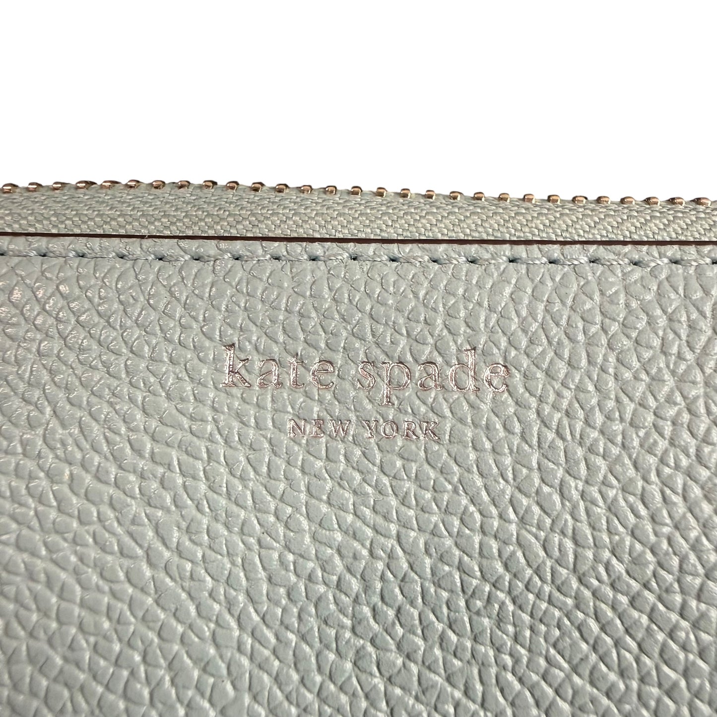 KATE SPADE LIGHT BLUE ZIP AROUND WALLET 100