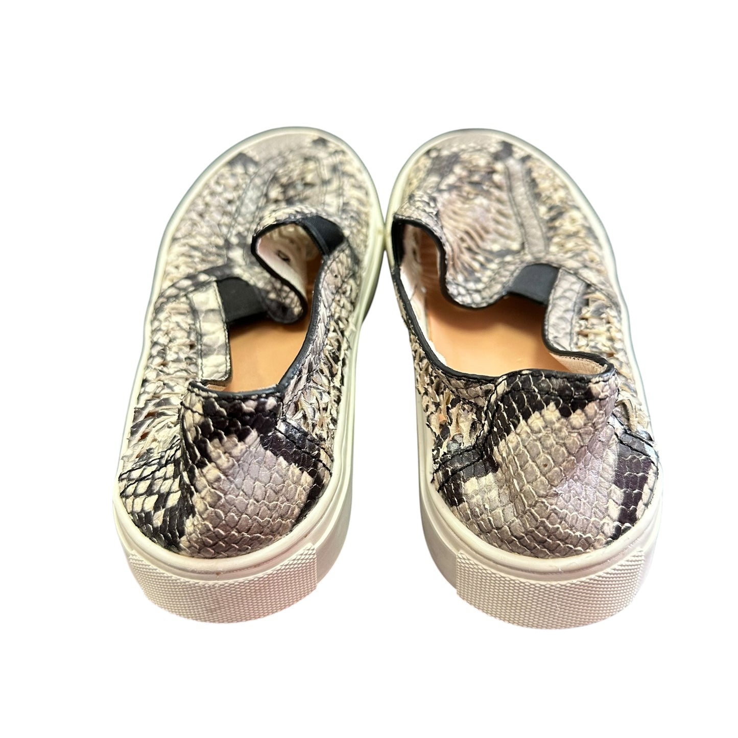 TORY BURCH HUARACHE WEAVE SNAKESKIN LEATHER SNEAKERS 100 SZ 5.5