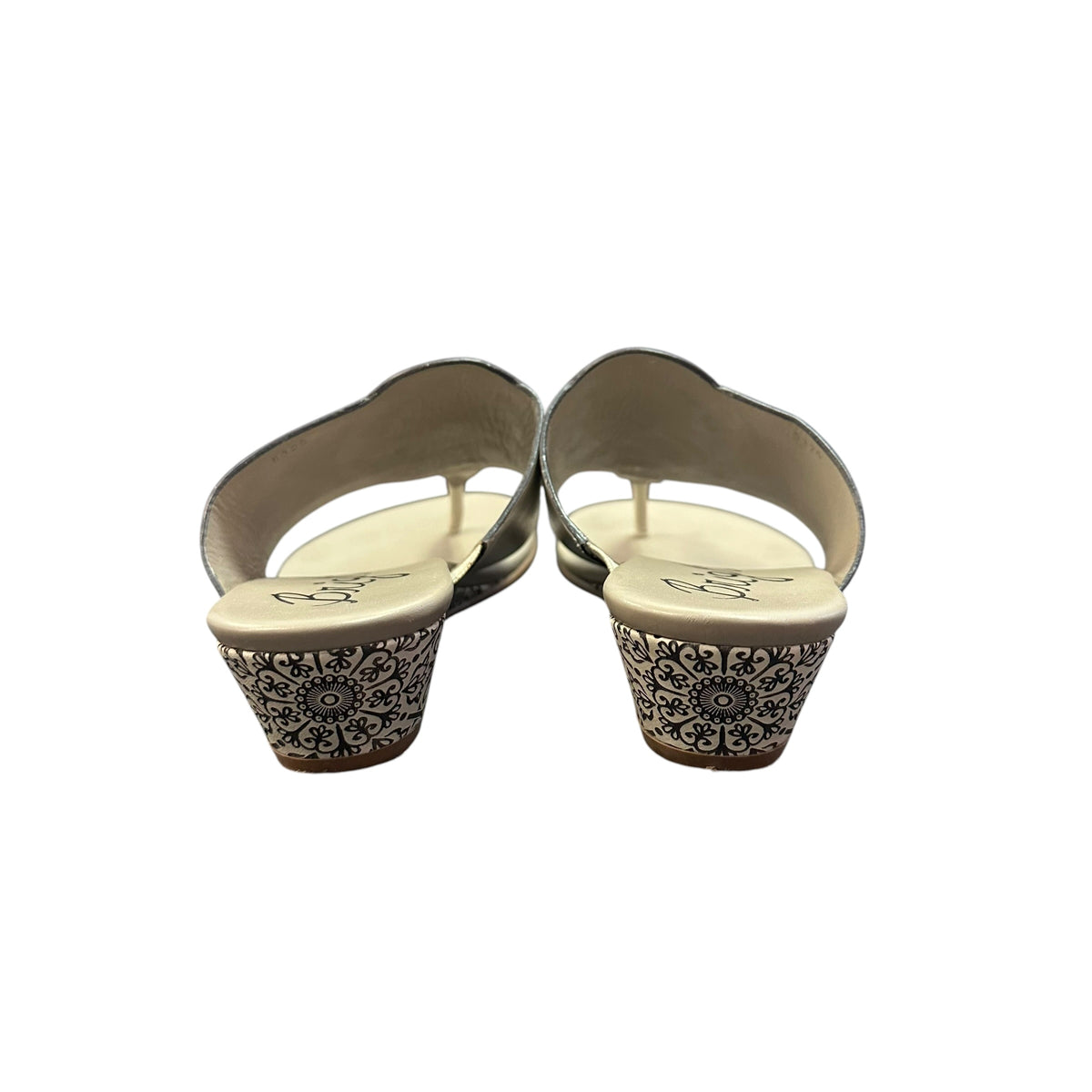 BRIGHTON LUCERA TAUPE WEDGE SANDALS 126 SZ 7.5