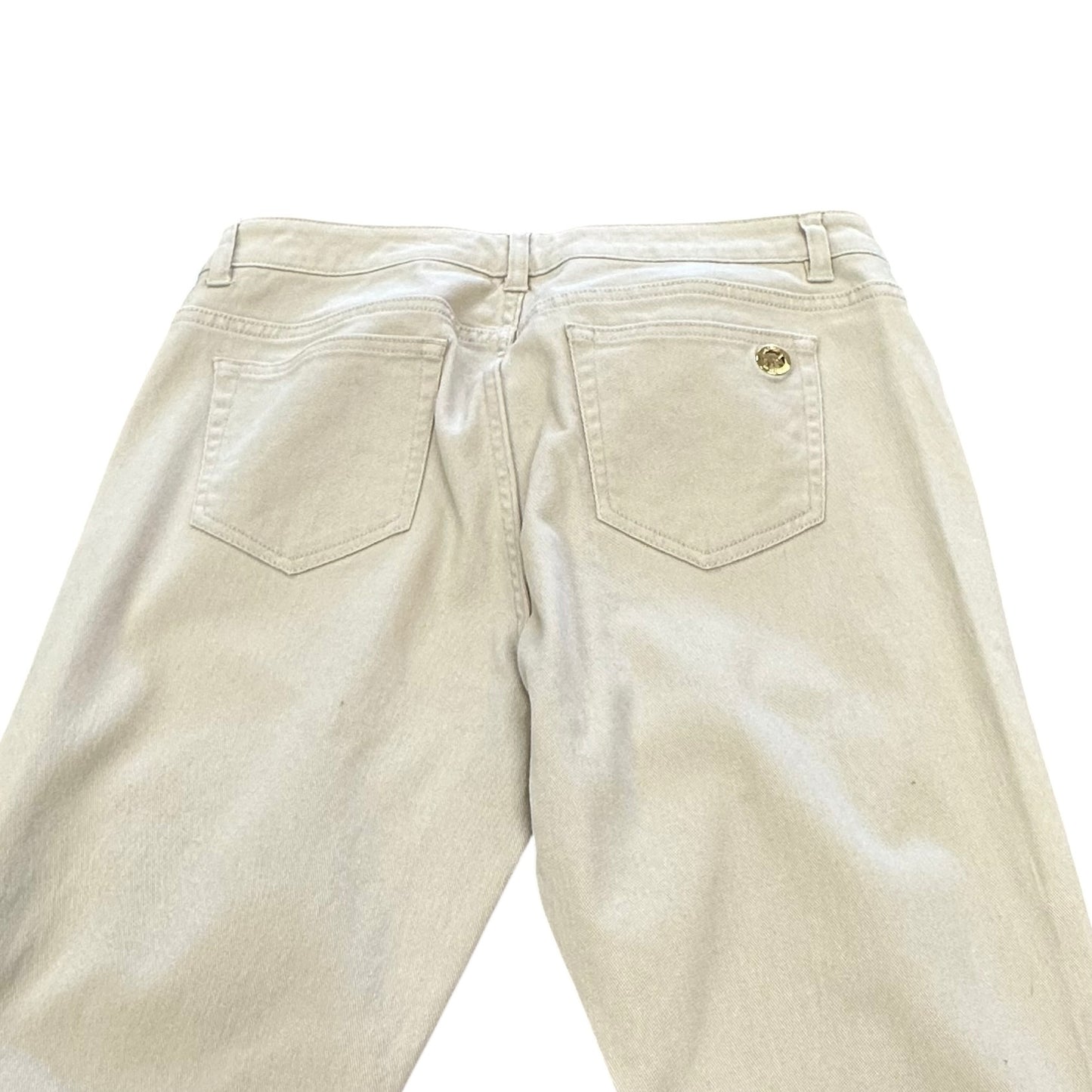 MICHAEL KORS TAN SKINNY JEANS 84 Sz 10