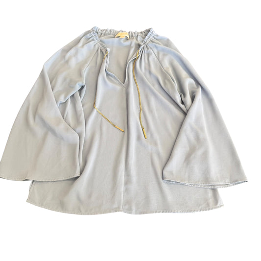 MICHAEL KORS LIGHT BLUE BLOUSE 100 MEDIUM