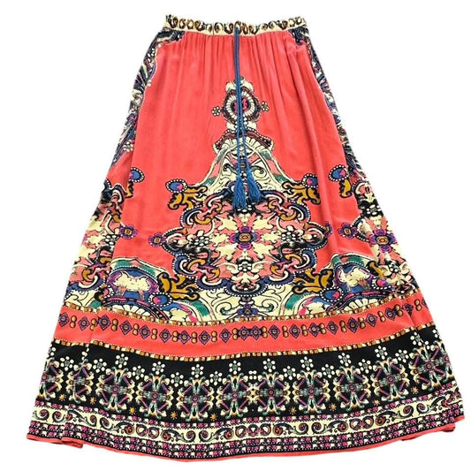 FLYING TOMATO CORAL MAXI SKIRT 139 LARGE