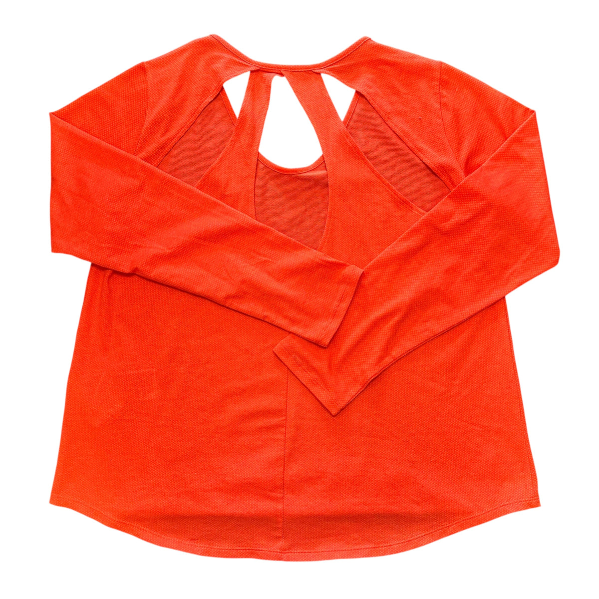 UNDER ARMOUR ORANGE ATHLETIC LONG SLEEVE TOP NWT 100 XL