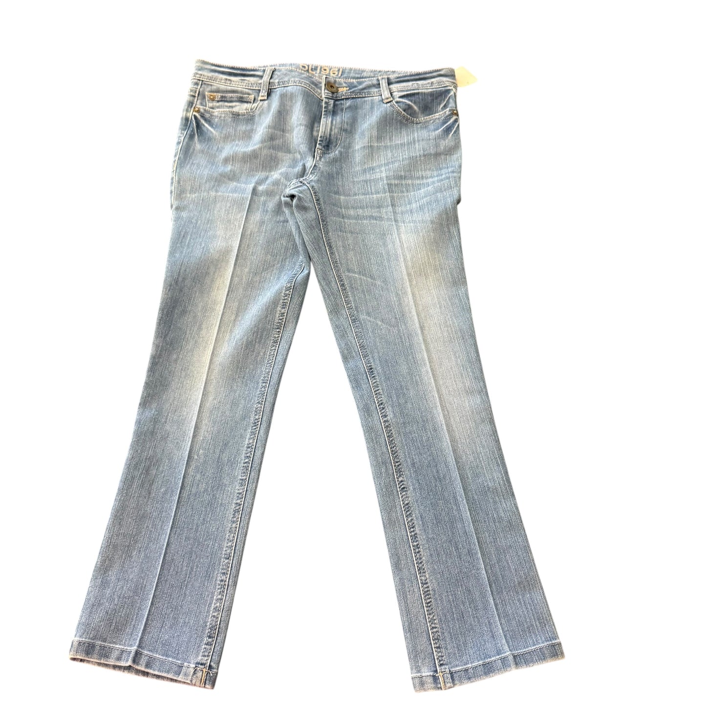 DL1961 BLUE DENIM JEANS TONI HIGH RISE CROP 249 SZ 30