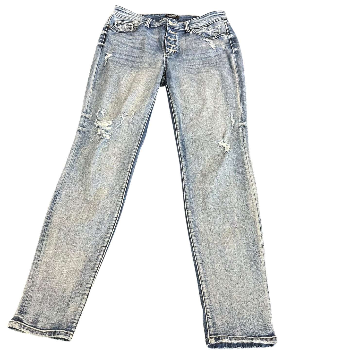 JUDY BLUE BOYFRIEND FIT DENIN JEANS BUTTON FLY 244 SZ 11/30