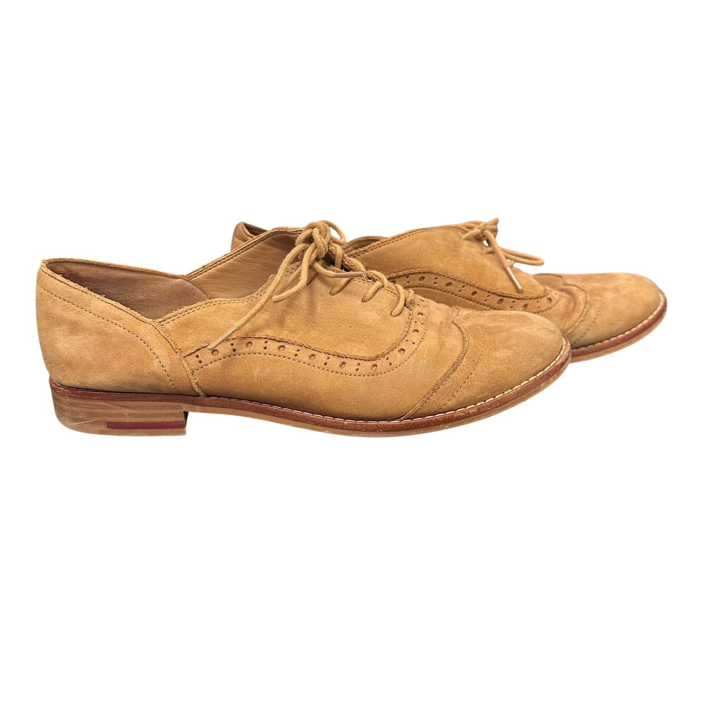 ALDO BROGUE LACE UP SHOES CAMEL BROWN 263 SZ 8