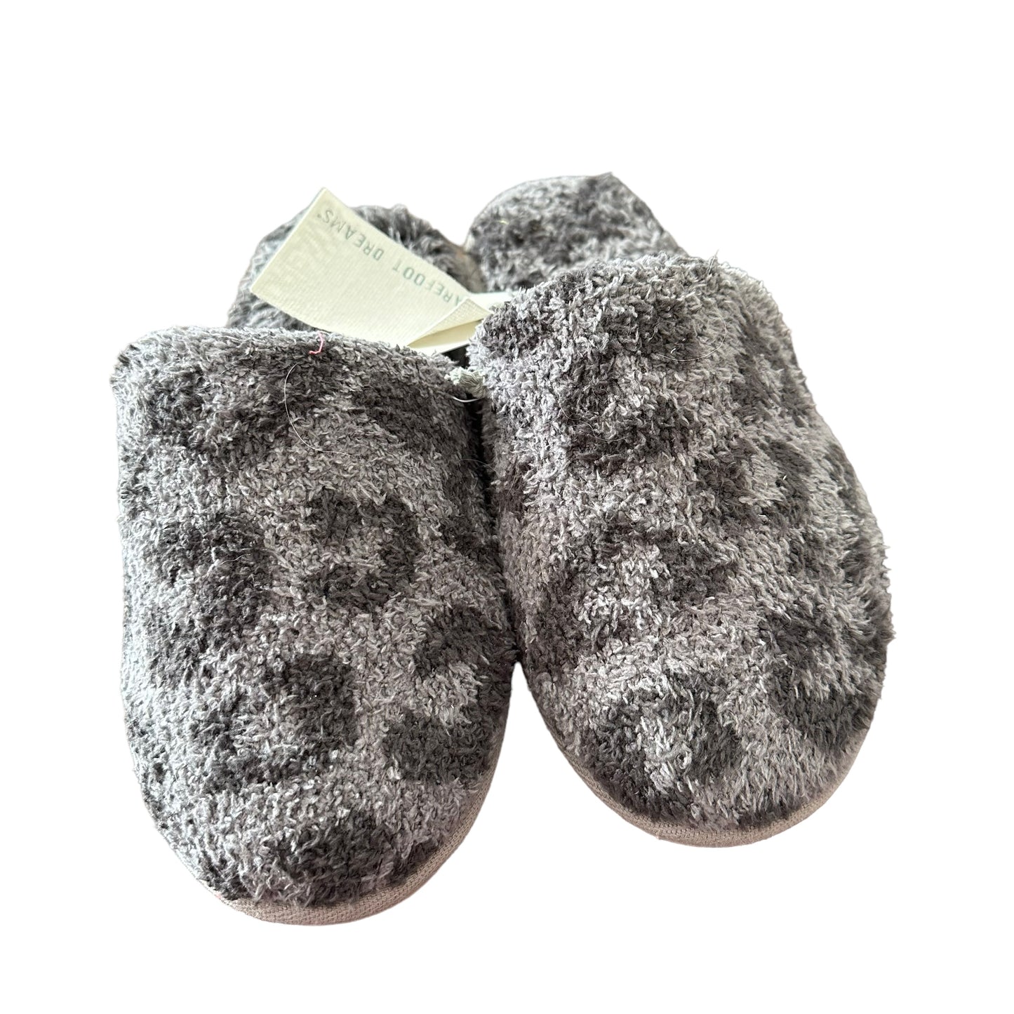 NWT BAREFOOT DREAMS GRAY ANIMAL PRINT TERRY CLOTH SZ 6/7