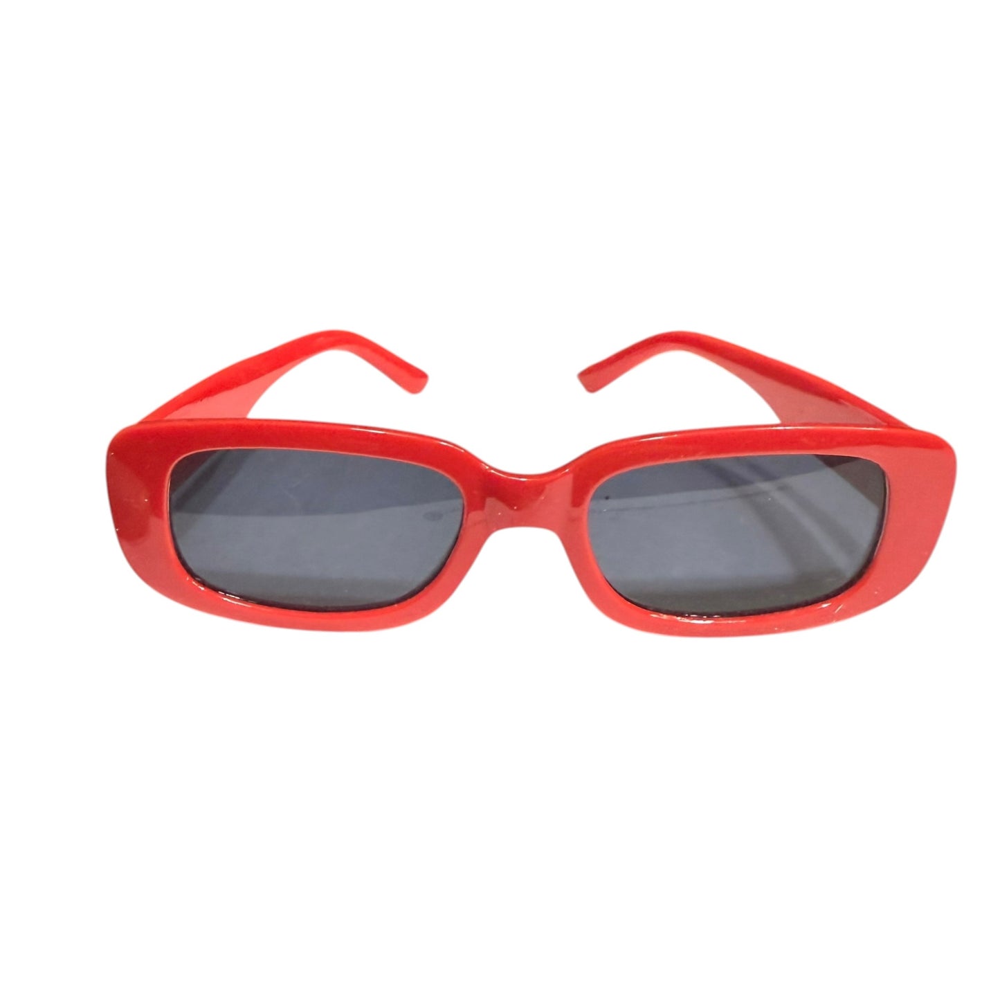 RED RECTANGLE SUNGLASSES 196 OS