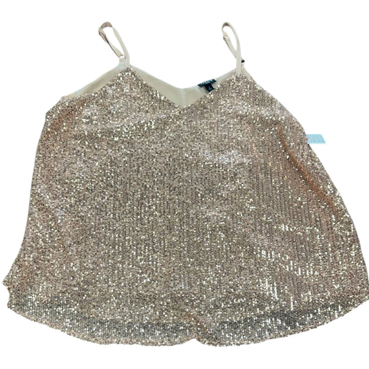 TORRID GOLD SOPHIE SEQUINS BLOUSE 123 2X