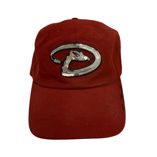 DARK RED DIAMOND BACKS ADJUSTABLE CAP 263 OS