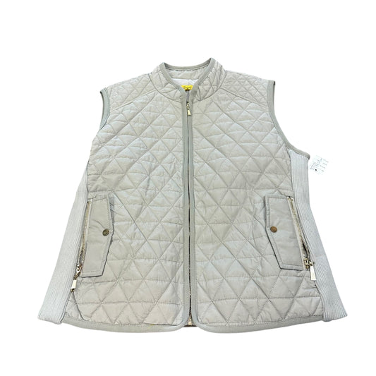 DAISY GRAY QUILTED VEST 117 XL