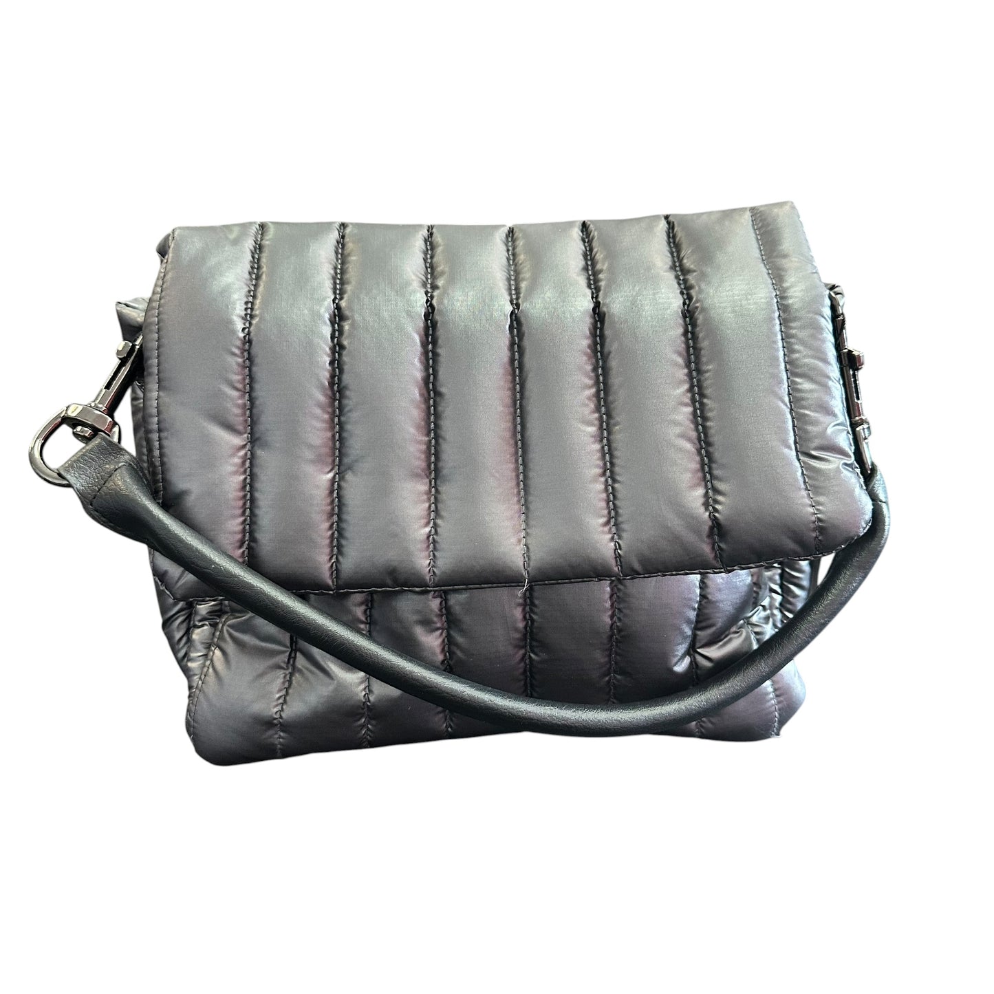 THINK ROLYN GRAY PUFFER HANDBAG 123 OS