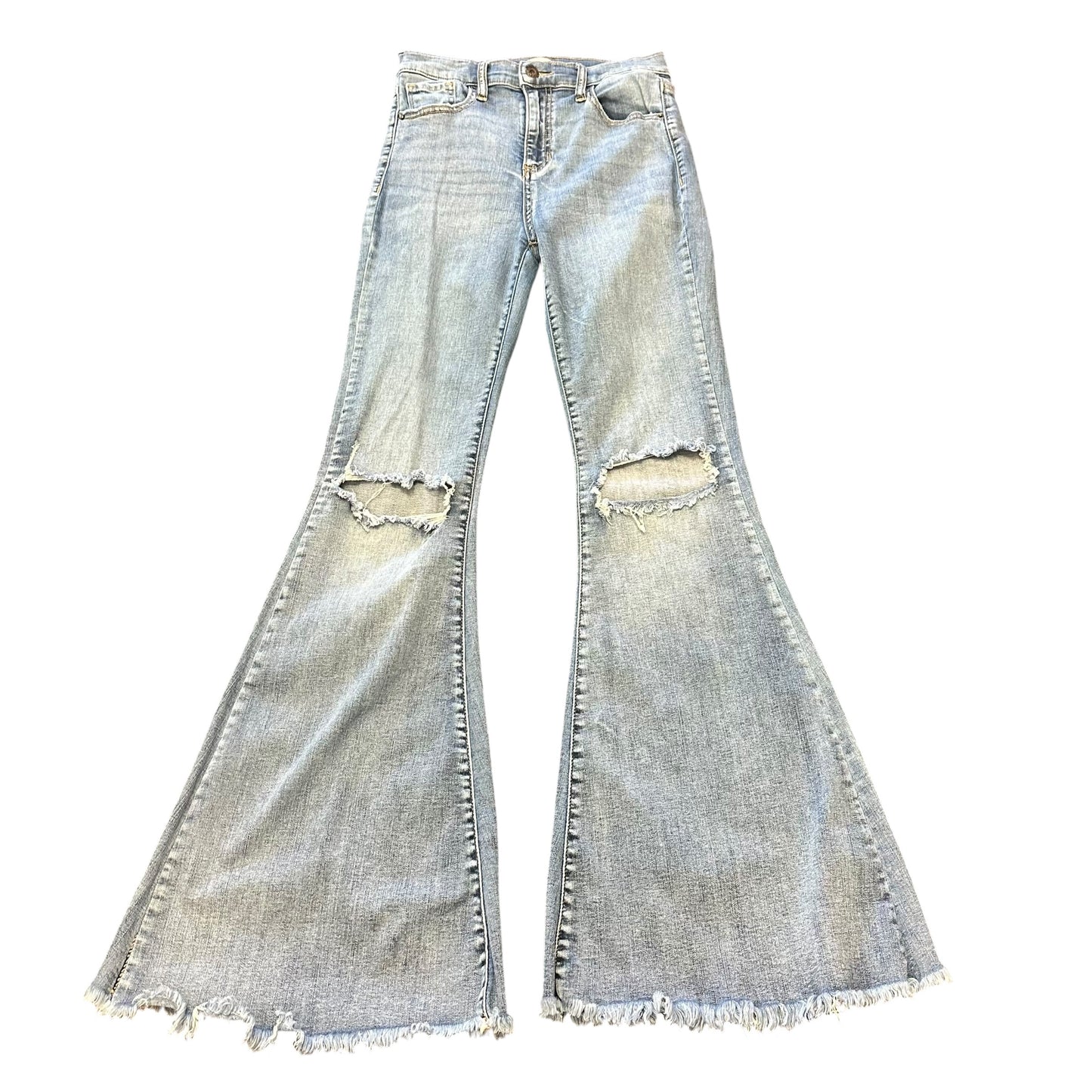 SNEAK PEEK HIGH RISED SUPER FLARE DENIM JEANS 143 SZ 9/29